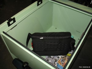 Foto der offenen Cargo-Box eines iBullitt von urban-e