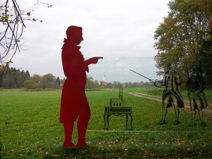 Mozart-Denkmal im Anhauser Tal