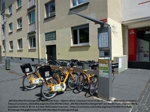 Fahrradverleihsystem in Mainz