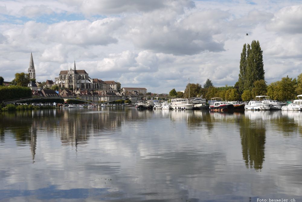 Auxerre am Fluss Yonne