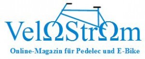 Logo von Velostrom, das Online Magazin für Pedelec und E-Bike