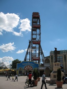 Ein Foto vom Wiener Riesenrad