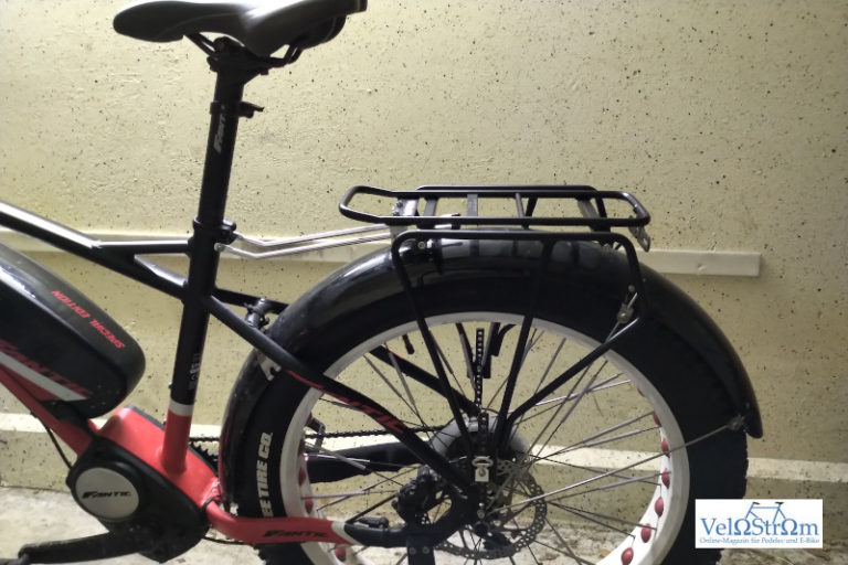 Dauertest Fantic Fat Sport GS 888 Gepäckträger von WREN VeloStrom