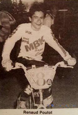 Renaud Poutot bei einem BMX-Turnier 1985