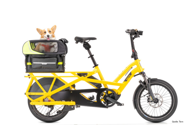 Hund & EBike Zubehör zum kompakten Cargobike Tern GSD VeloStrom