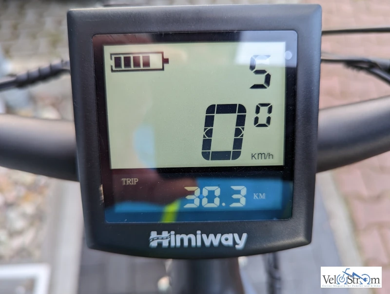 e-bike-himiway-zebra-display-reichweite