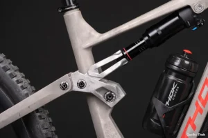 THOK E-Bikes light e-bike prototype Project 4 Detaill Federungskinematik hinten