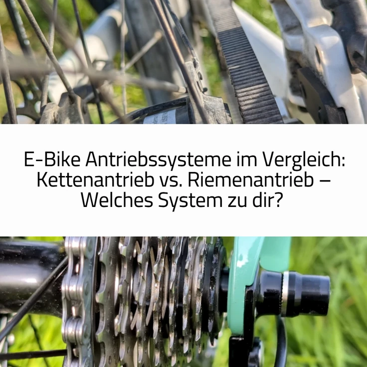 E-Bike Antriebssysteme im Vergleich: Kettenantrieb vs. Riemenantrieb – Welches System zu dir? 2 velostrom gates oder kette